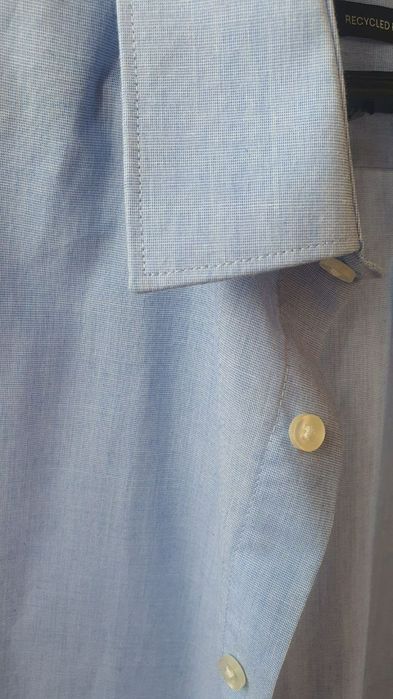 Рубашка/сорочка класична C&A 41-42 ворот L блакитна