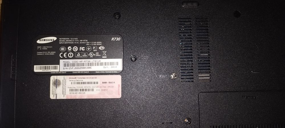 Ноутбук Samsung r730
