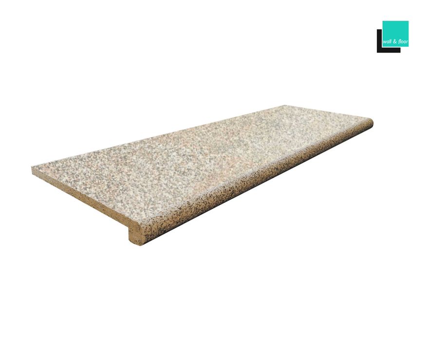 Schody granitowe Beżowe Stopnica Podstopnica Stopień G682 Taras Dom