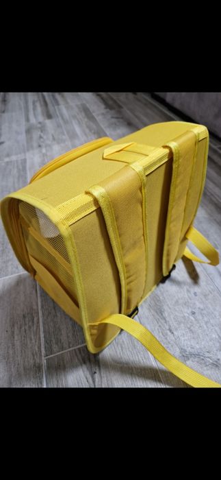 Mochila de transporte de animal.  Novo