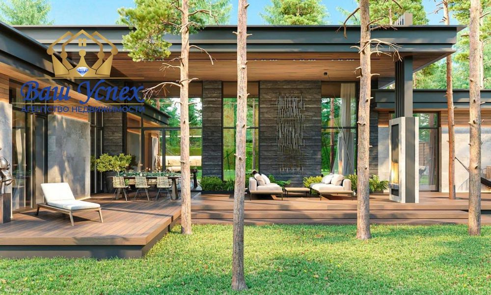 Продажа современного дома в лесу в городке.село Козин.