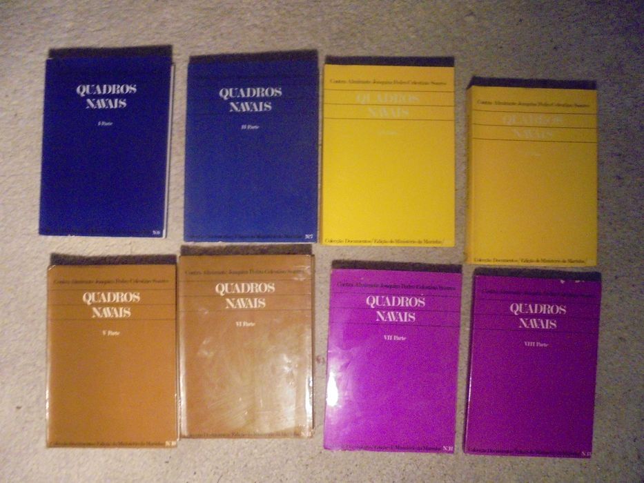 Soares (Joaquim Pedro Celestino); Naval Paintings – 8 Volumes – Complete