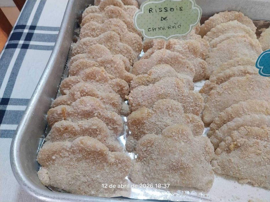 Rissóis fresquinhos do Luso Mealhada