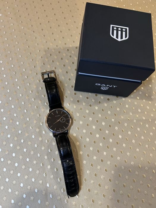 Relogio classico preto Gant