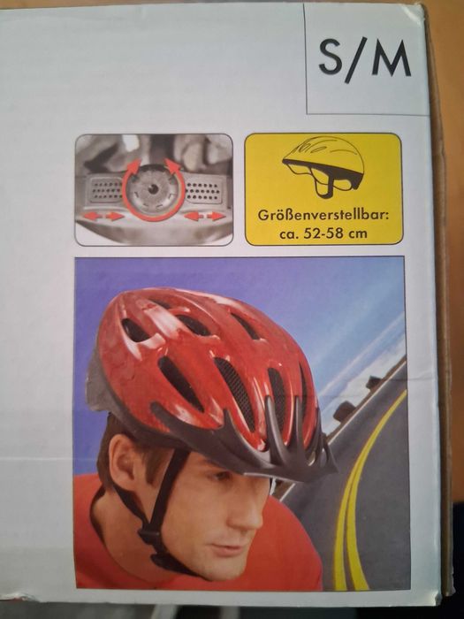 Capacete de bicicleta tamanho S/M