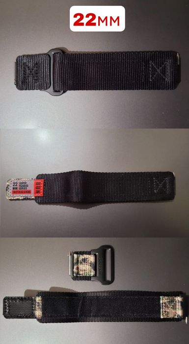 Ремінець Run Tactical Band 20 мм / 22 мм для Samsung Galaxy, Xiaomi