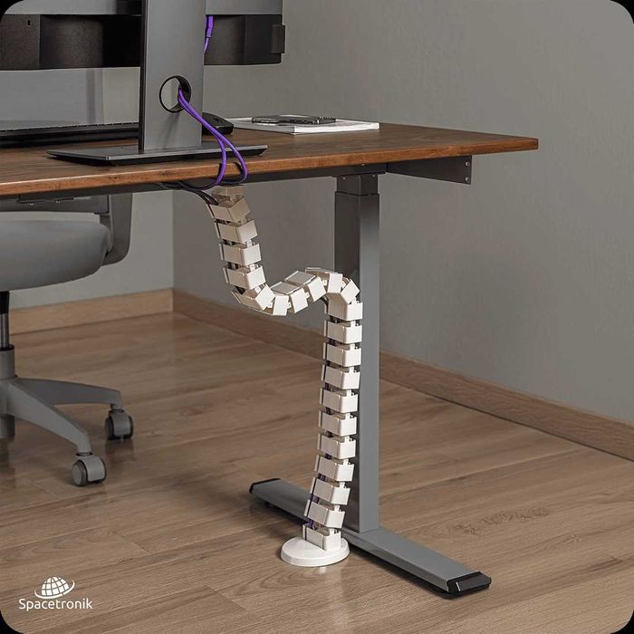 Modułowy organizer do kabli komputerowych "kręgosłup" 120 cm