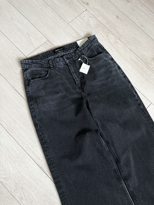 Джинси чорні чоловічі washed black Flared Jeans флаєра кльош ХЛ XL