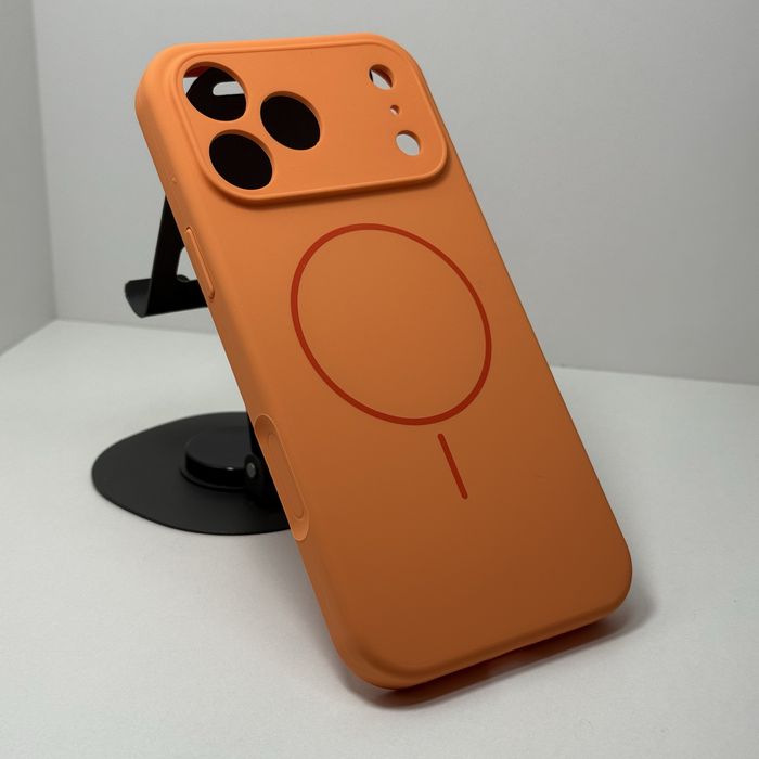 Чохол iPhone 17 Pro | 17 Pro Max MagSafe з мікрофіброю Silicone Case. Чехол айфон 17 про | 17 про макс с магсейф
