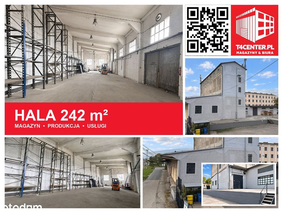 Hala magazynowa 242 m² z rampą | Opole, Śródmieście