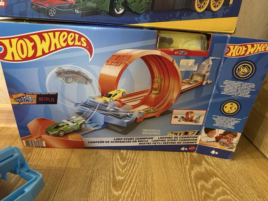 Игровой набор Детский Трек с мертвой петлей Хот Вилс Hot Wheels Чемпион трюков в петле