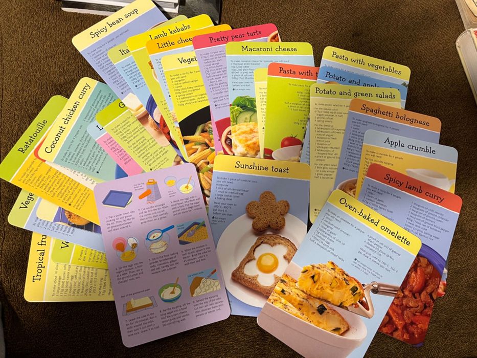 30 Healthy things to Cook and Eat (Usborne recipe cards)