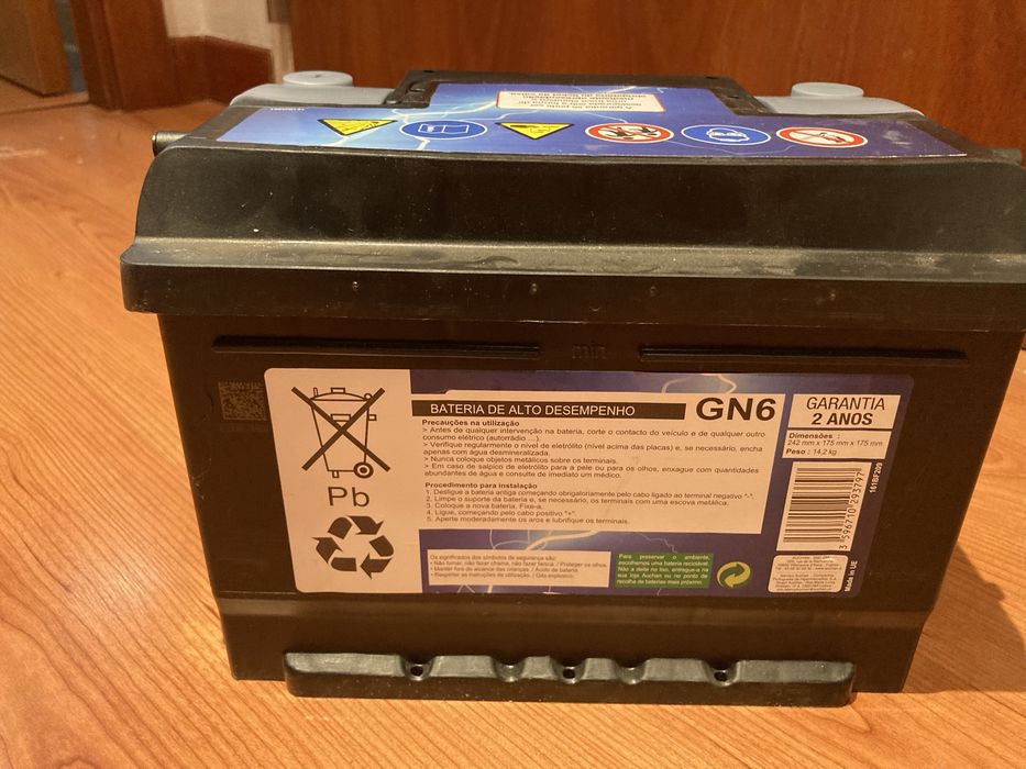 Bateria Gn6 alto desempenho nova