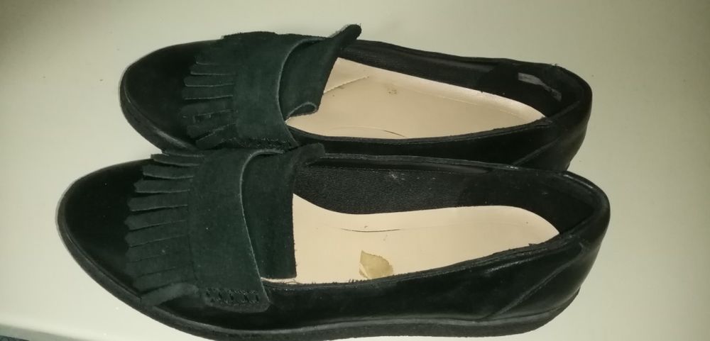 Туфли кожанные Clarks 38р.