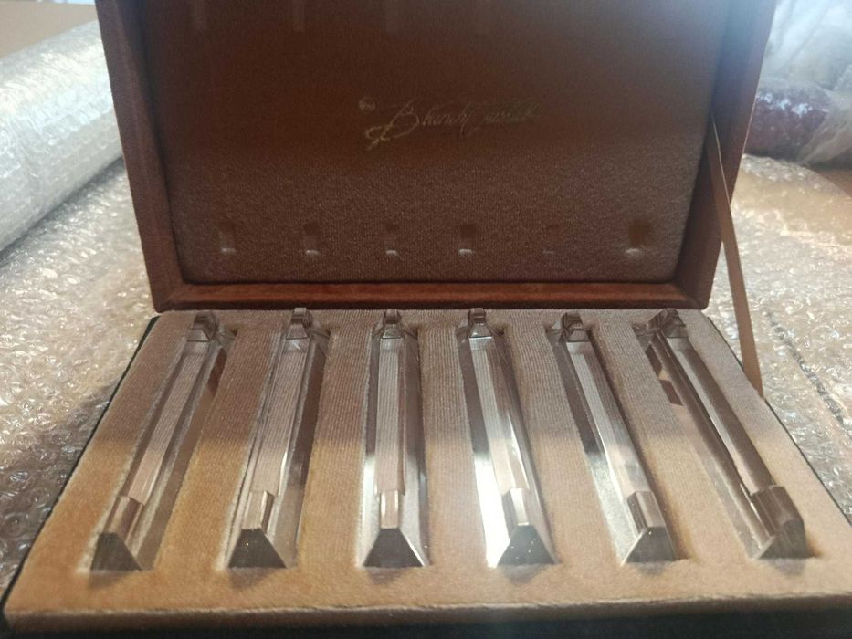 Antiguidades/Coleções  Conjunto de 6 Descansos para Talheres - Blanch Cristal (Vintage)