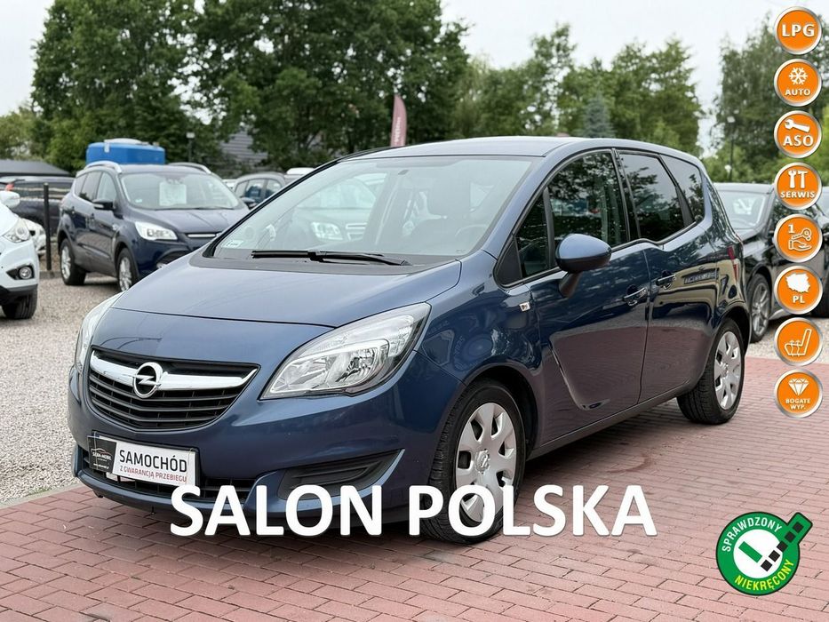 Opel Meriva Gwarancja, LPG, Salon Polska, 1 Właściciel, Serwis ASO!, Super Stan