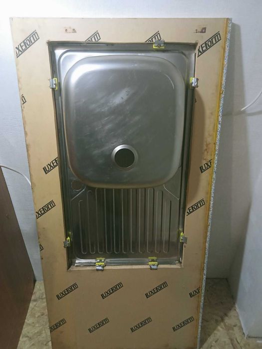 Мойка 76/44 см. + столешница