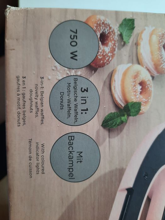 Gofrownica silvercrest różowa