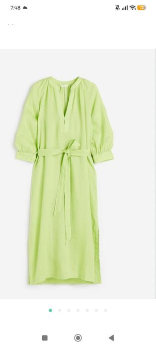 Zara платье лён Италия max mara