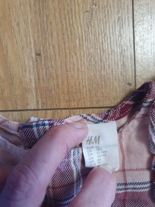 Dwie sukienki Lupiu oraz H&M rozm 86