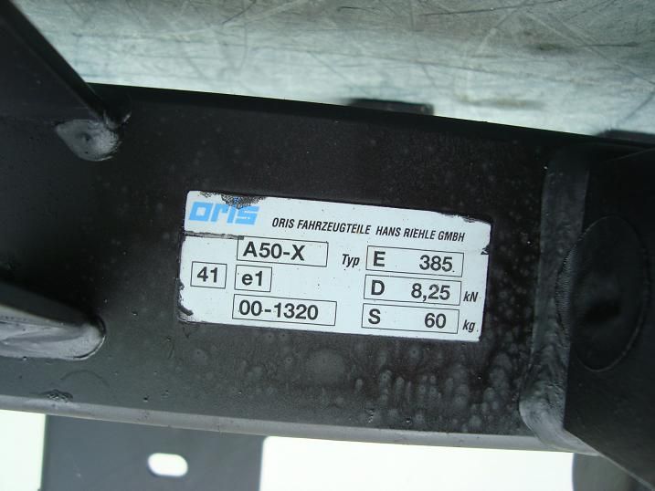 Opel meriva A hak podpinany