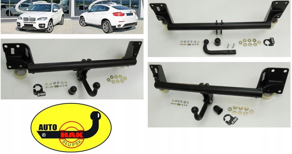 Słupsk Solidny Auto Hak Holowniczy Bmw X6 E71 2008do2014 GWARANCJA!!