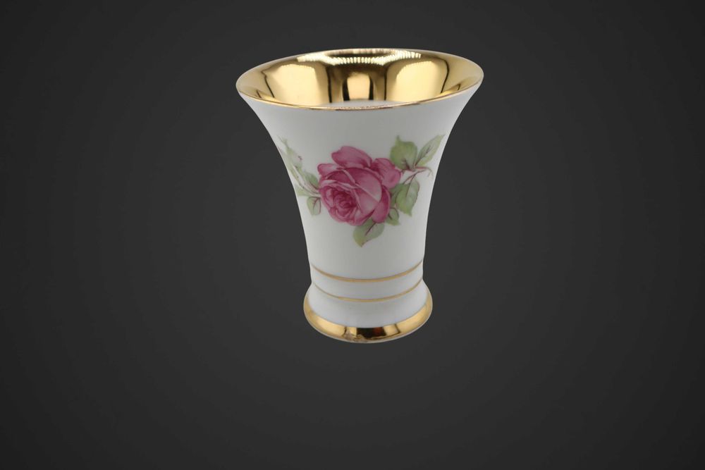 Wazonik  porcelanowy Bavaria Schumann złocony b6/021576