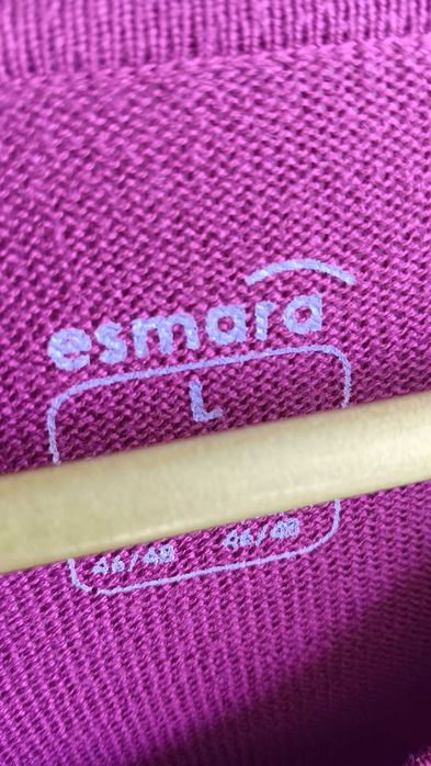 Sweter damski purpurowy L