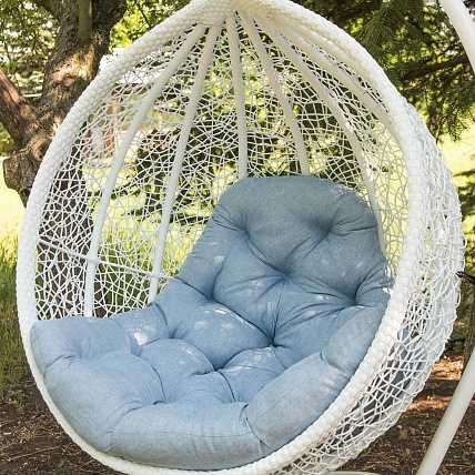 Подушка в кокон матрас в подвесное кресло мягкая часть в садовую качел