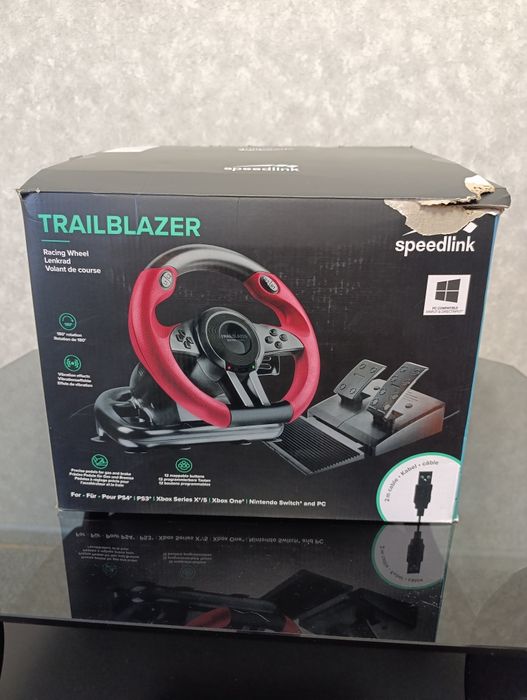 Продам игровой руль с педалями TRAILBLAZER