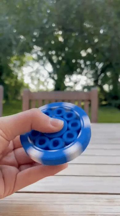Brinquedo Giratório Fidget Spinner de Chip de Poker