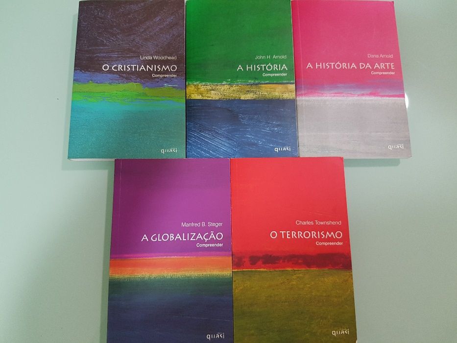 Lote de 5 livros de bolso da série Compreender