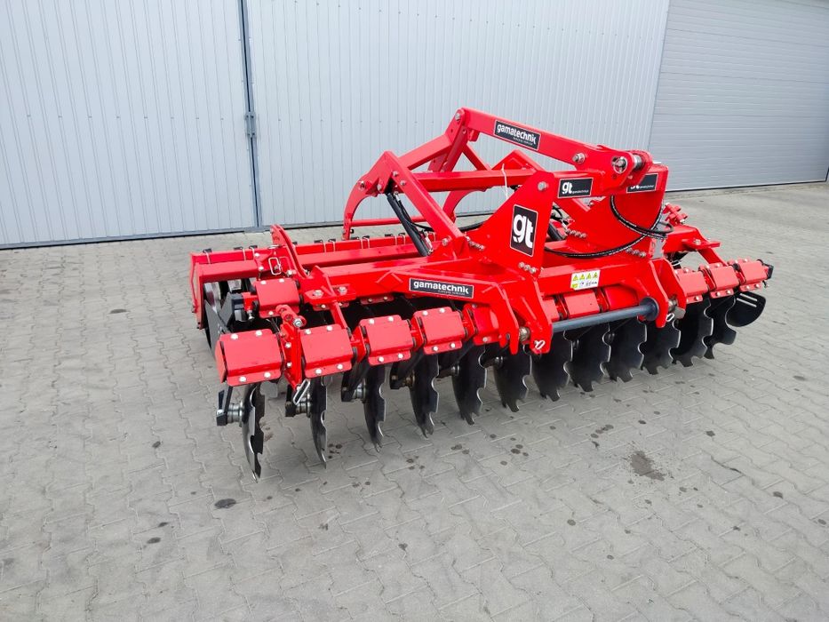 Zestaw uprawowo siewny, Brona talerzowa 3m Gamatechnik hydropak T230,