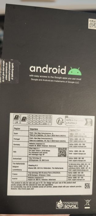 OPPO Reno 8-5 G - RAM 8G -ROM 256G