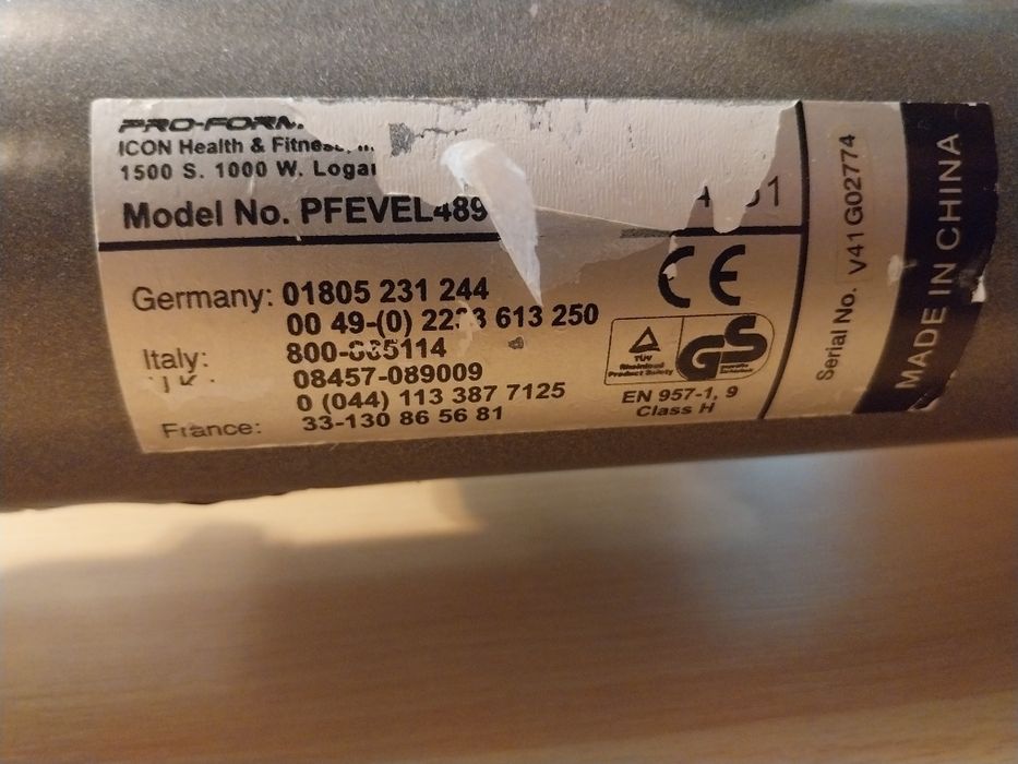 Bicicleta elíptica Pro-Form 595 HR (consola ecrã não funciona)