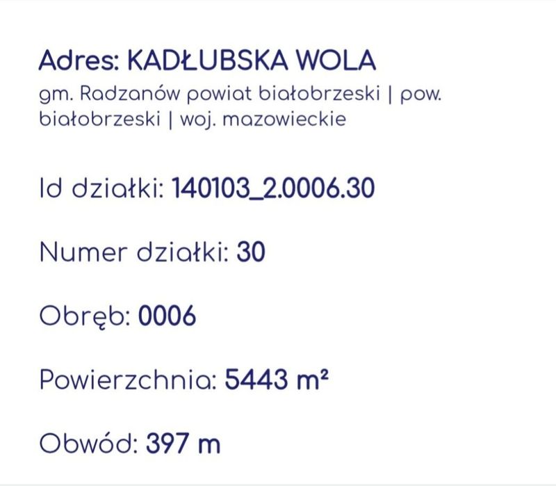 Ziemia rolna zalesiona brzózkami