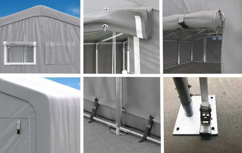 HALA NAMIOTOWA Namiot Magazynowy Mocny 10x12x3m DAS