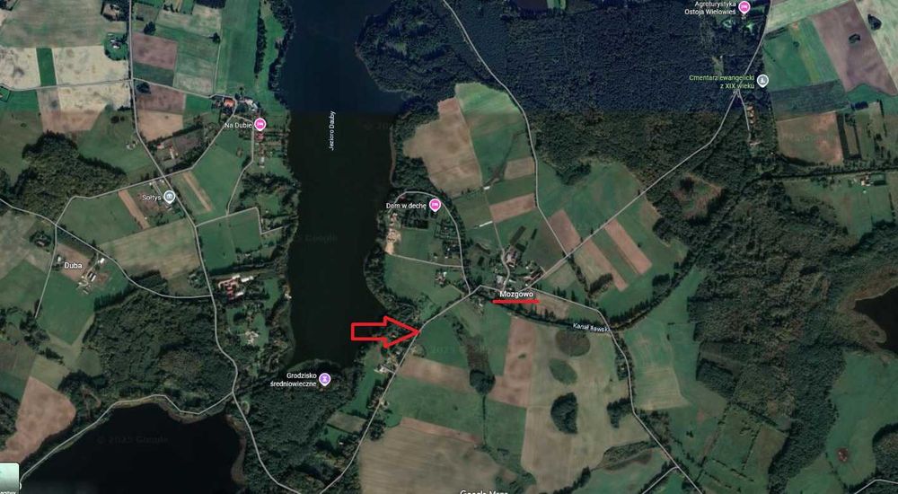 Działka nad Jeziorem Dauby - Iława/Ostróda - blisko S7- warunki zabudowy, bez prowizji i bezpośrednio - Widok 6