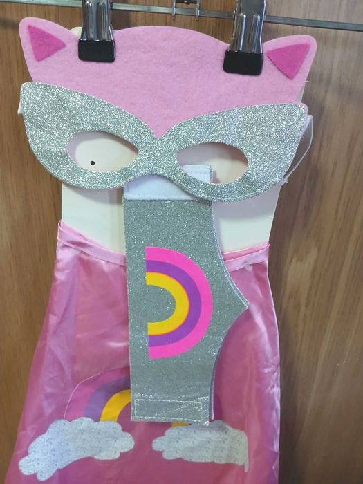 Костюм плащ, маска та нарукавники супергерл Primark