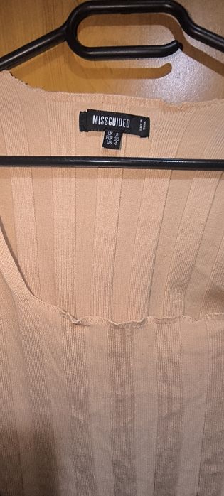 Body pudrowy róż brzoskwiniowy  sweterkowe