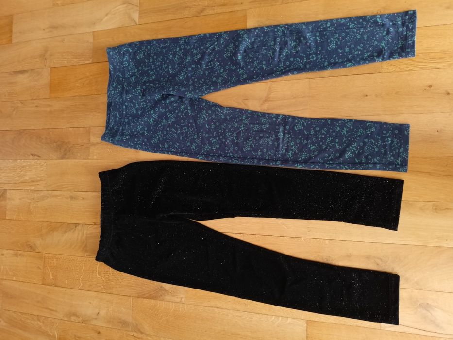 2x Decathlon st idealny Legginsy dla dziewczynki na wzrost 134