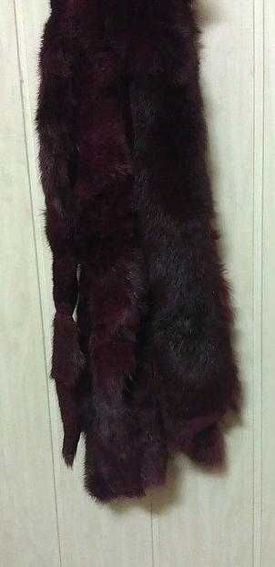 Смужки натурального хутра шкурки кролика, лиса