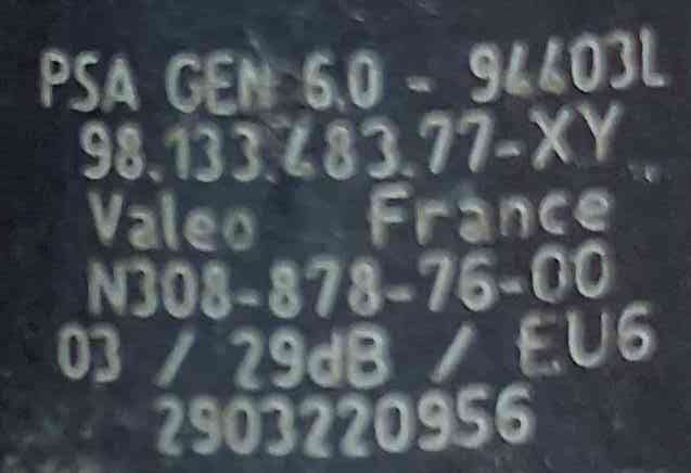 Sensor de Estacionamento Trás 9813348377XY - PEUGEOT 308 III
