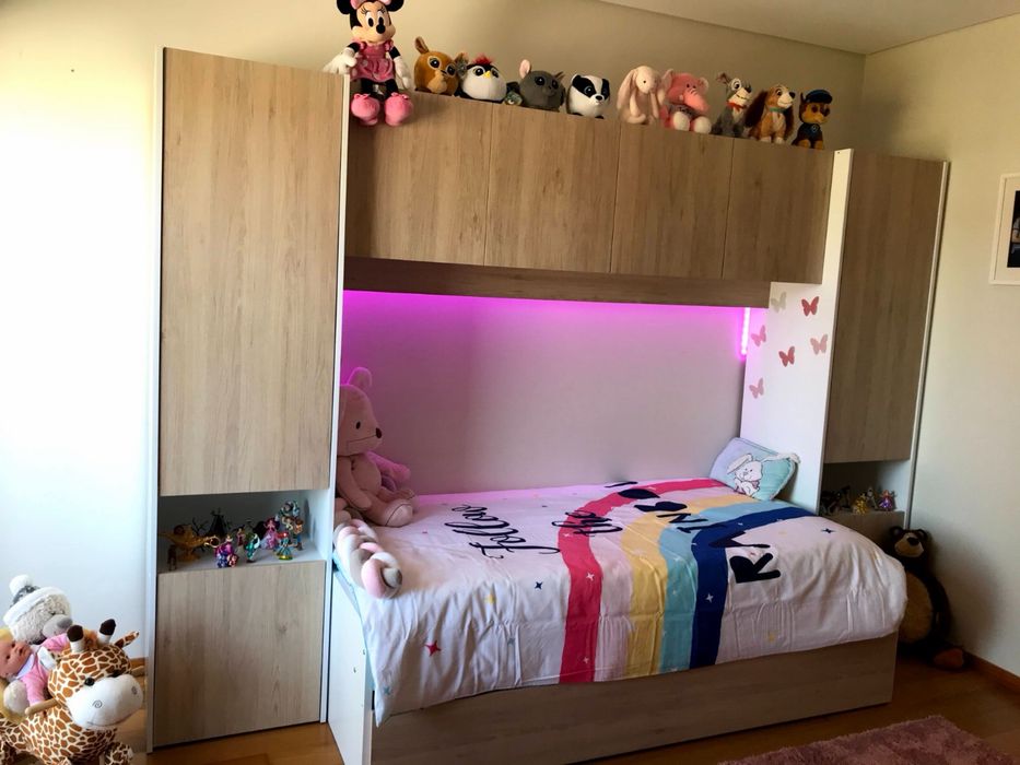 Quarto crianca com 2 camas 90* 200