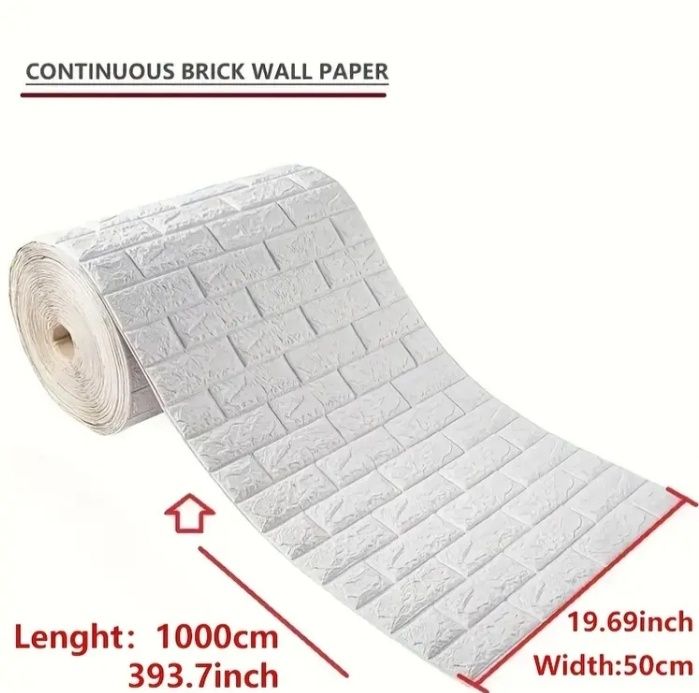 Одна рулон  3D самоклеючих обоїв 50см * 10м