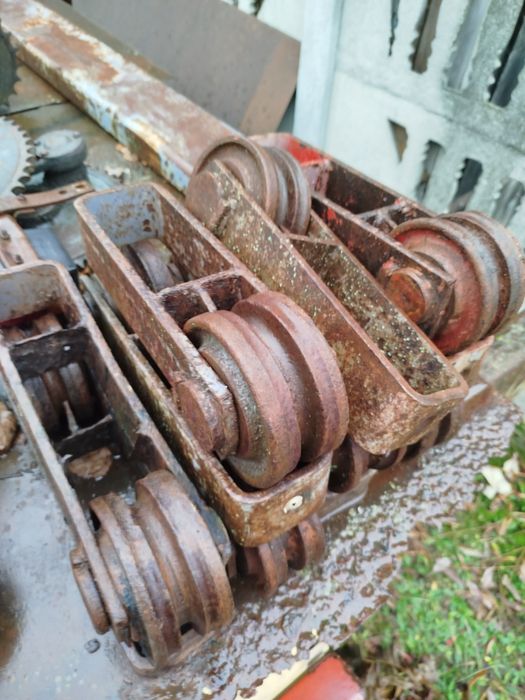 Rozrzutnik czarna białostocka koło łańcuchowe posuwu napinacz czarna