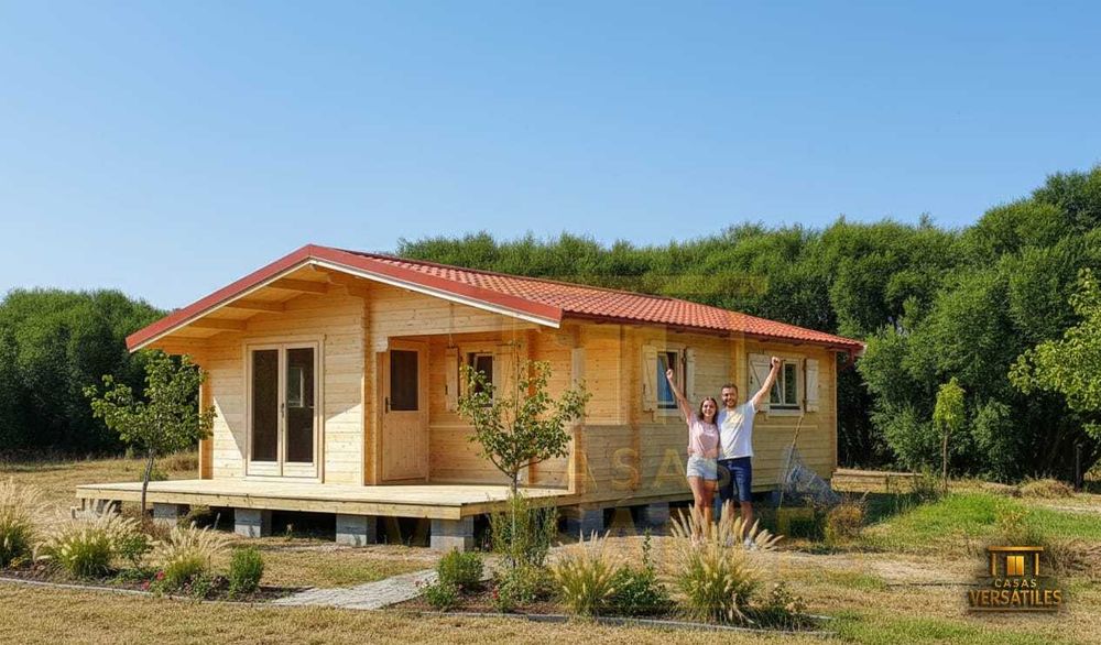 Casa de Madeira NOVA T2 – Montagem Rápida