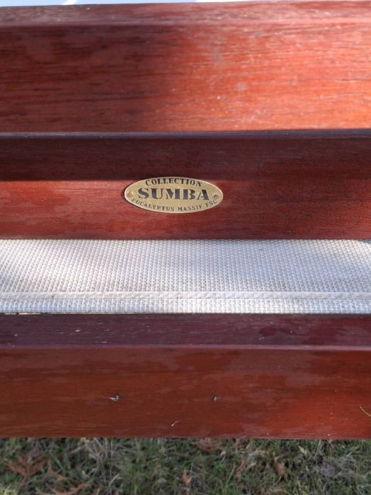 Krzesło drewniane lity eukaliptus