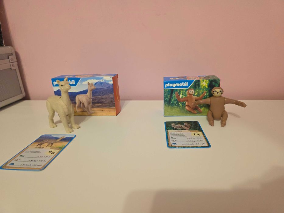 Zabawka 2 Szt Happy Meal McDonald’s Playmobil Wiltopia Leniwiec Alpaka