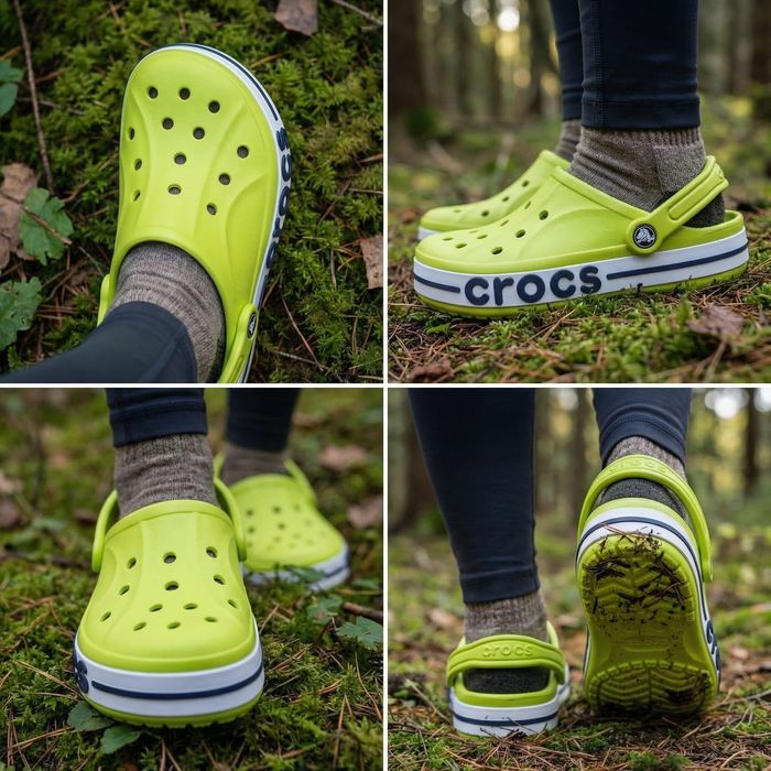 Оригінал Жіночі Крокси Crocs Bayband Grey Pink сірі 36-42